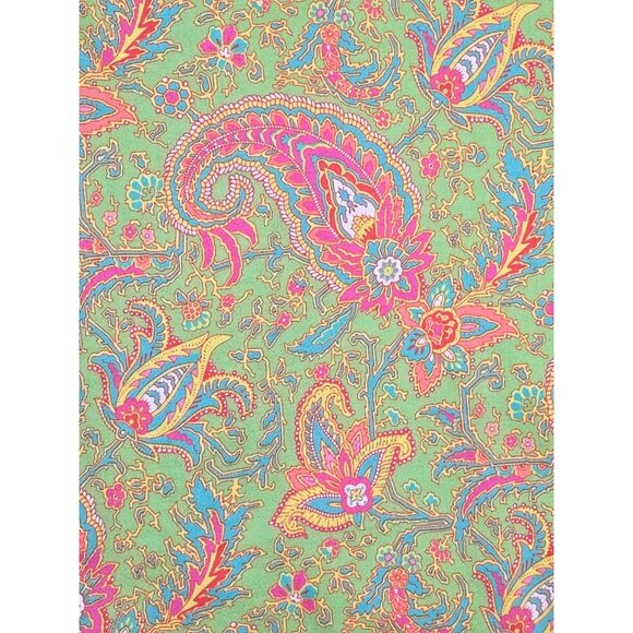 Lauren Ralph Lauren Chino Pants Flat Front Paisley Print Ankle Preppy Women's 10 - Picture 2 of 12